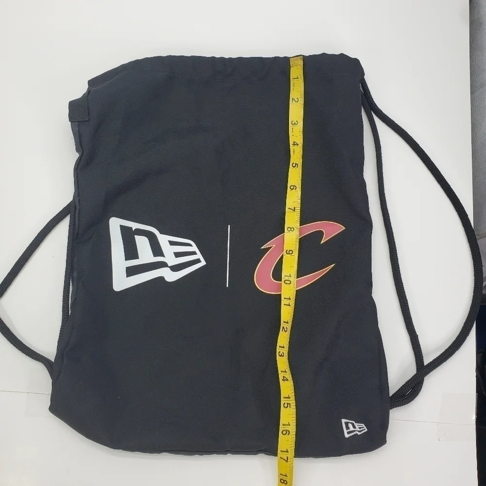 New Era Cleveland Cavaliers Logo Gym-sack Pullstring Bag Black